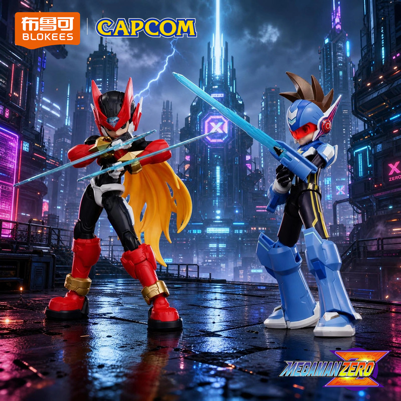 Model Kit Ultraman Zero - BLOKEE ROCKMAN Model kiti 17cm/6.8 İnç