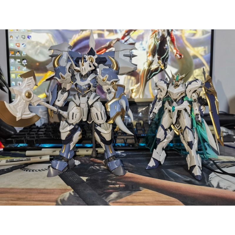 Model Kit Lancelot - SNAA 1/144 SC-010 Öfkeli Warhammer Galahad