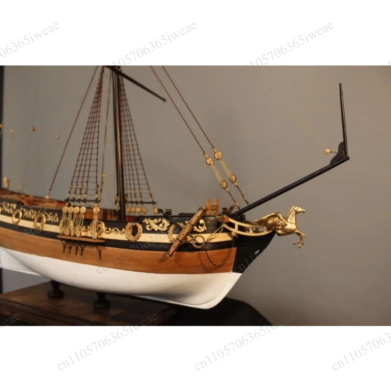 Model Kit Yacht - 1/48 Ölçekli William Royal Yat Ahşap