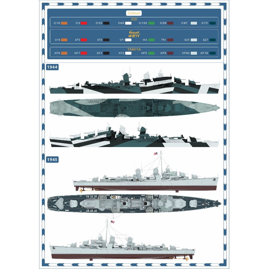 TM35007FH 1/350 USS Destroyer  - Model Kit Yacht incelemesi ve fiyatı