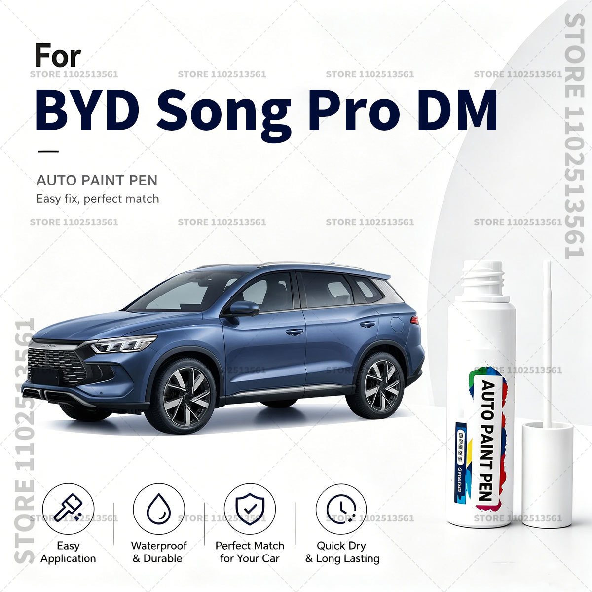 BYD Song Pro DM Beyaz Araba Bo - Paint Model Kit incelemesi ve fiyatı