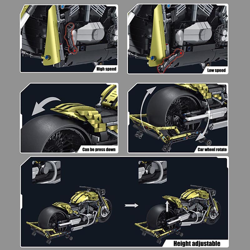 Teknik şehir 2427 adet Harleye - Model Kit Vespa incelemesi ve fiyatı