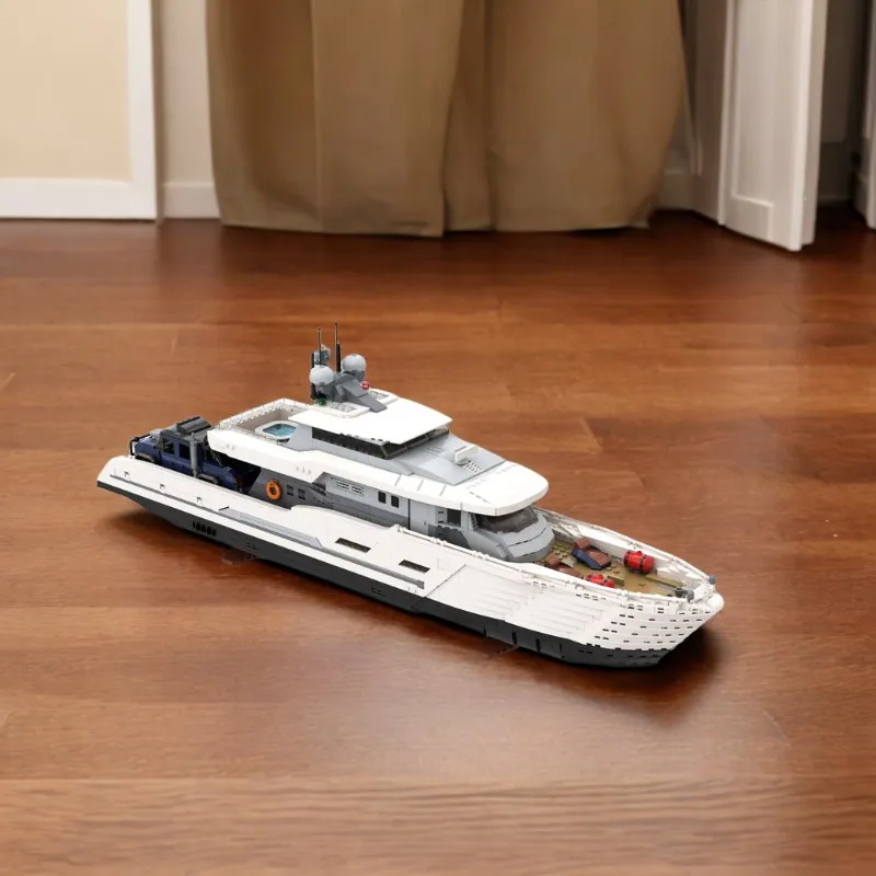 4367 Parça Beyaz Moc Explorer  - Model Kit Yacht incelemesi ve fiyatı