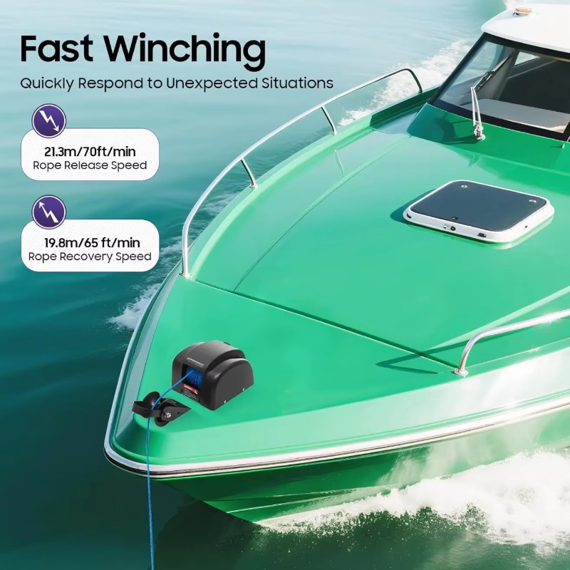 12V Elektrikli Çapa Vinci AC 4 - Model Kit Yacht incelemesi ve fiyatı