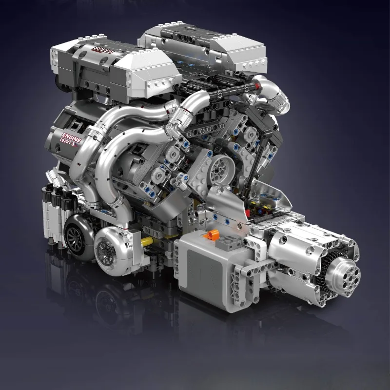 Mould King10201 Süper Spor Ara - Model Kit Engine incelemesi ve fiyatı